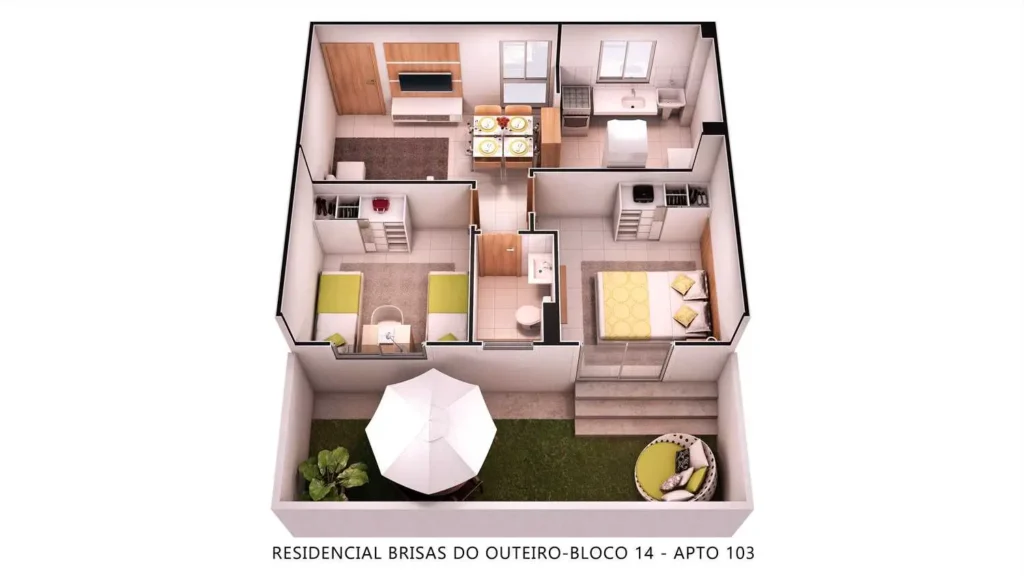 5RESIDENCIALBRISASDOOUTEIRO_ISOMETRICA_APTO103BLOCO14_V05