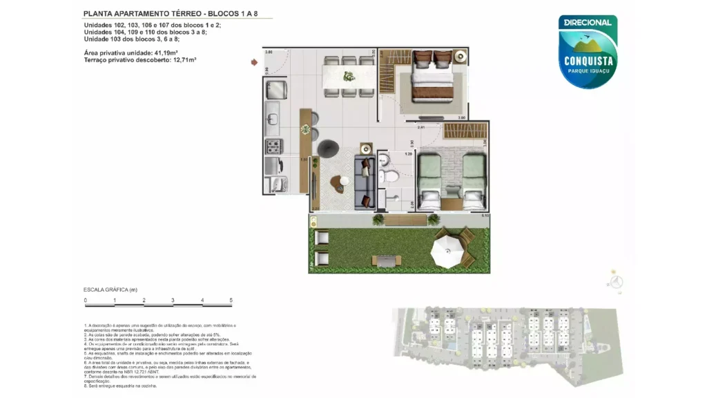 Planta 1 Conquista Parque Iguaçu