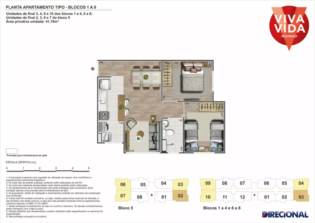 Planta 2 Viva Vida Moinho