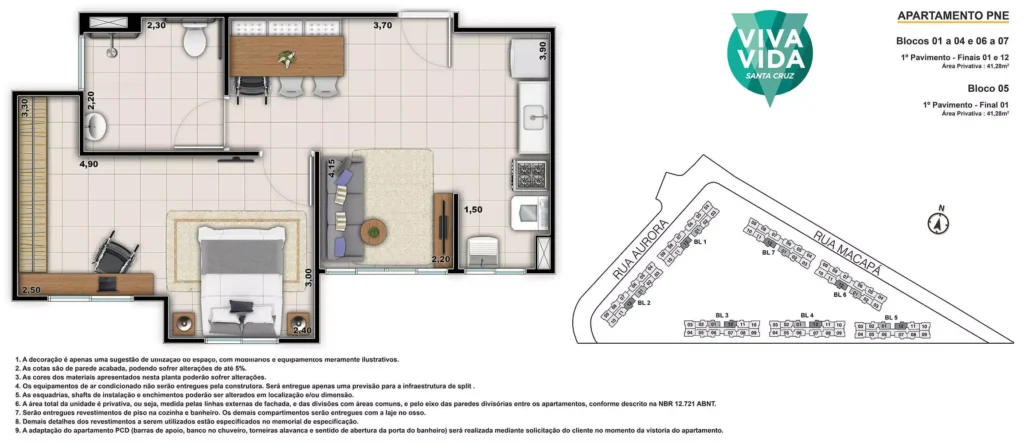 Planta 2 Viva Vida Santa Cruz