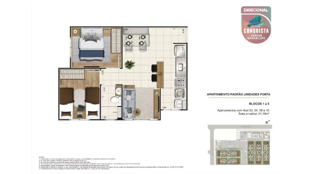 Planta 3 Conquista Jardim Guadalupe