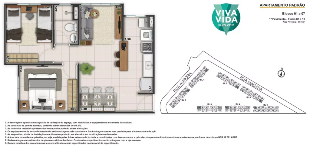 Planta 3 Viva Vida Santa Cruz