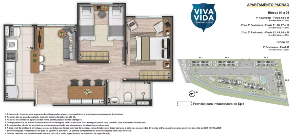 Planta 3 Viva Vida Tranquilidade