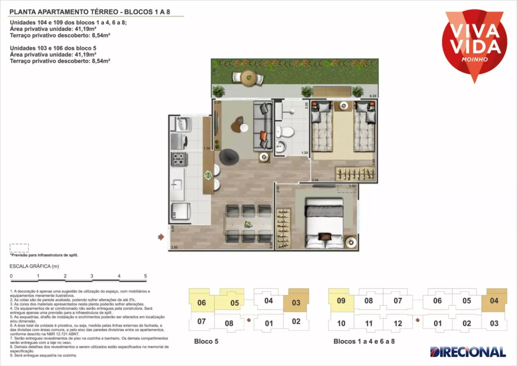 Planta 4 Viva Vida Moinho