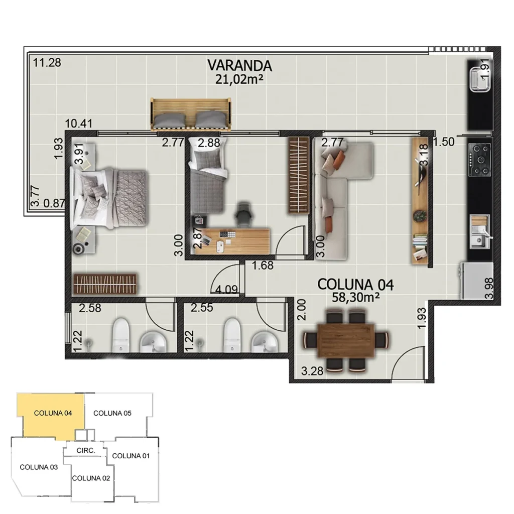 Planta 11 Residencial Dianthus