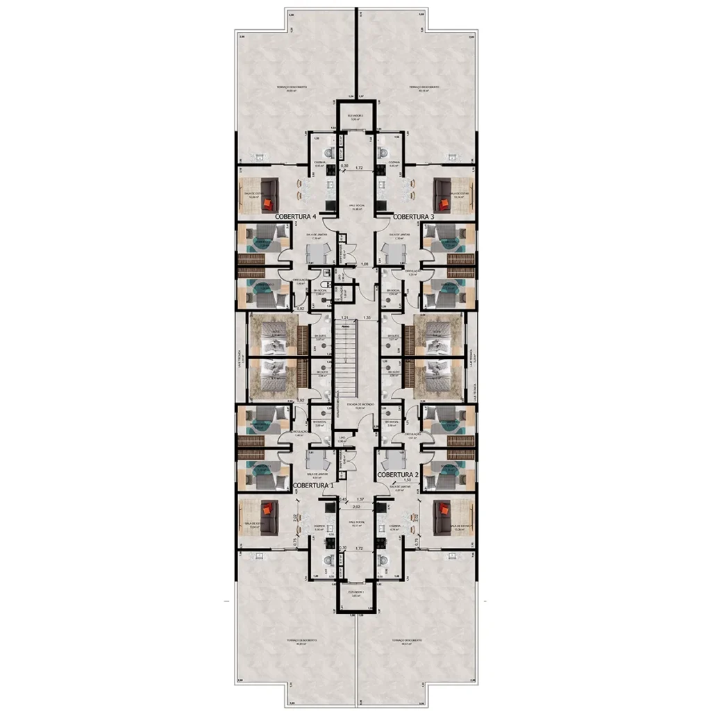 Planta 13 Residencial Lírios do Vale