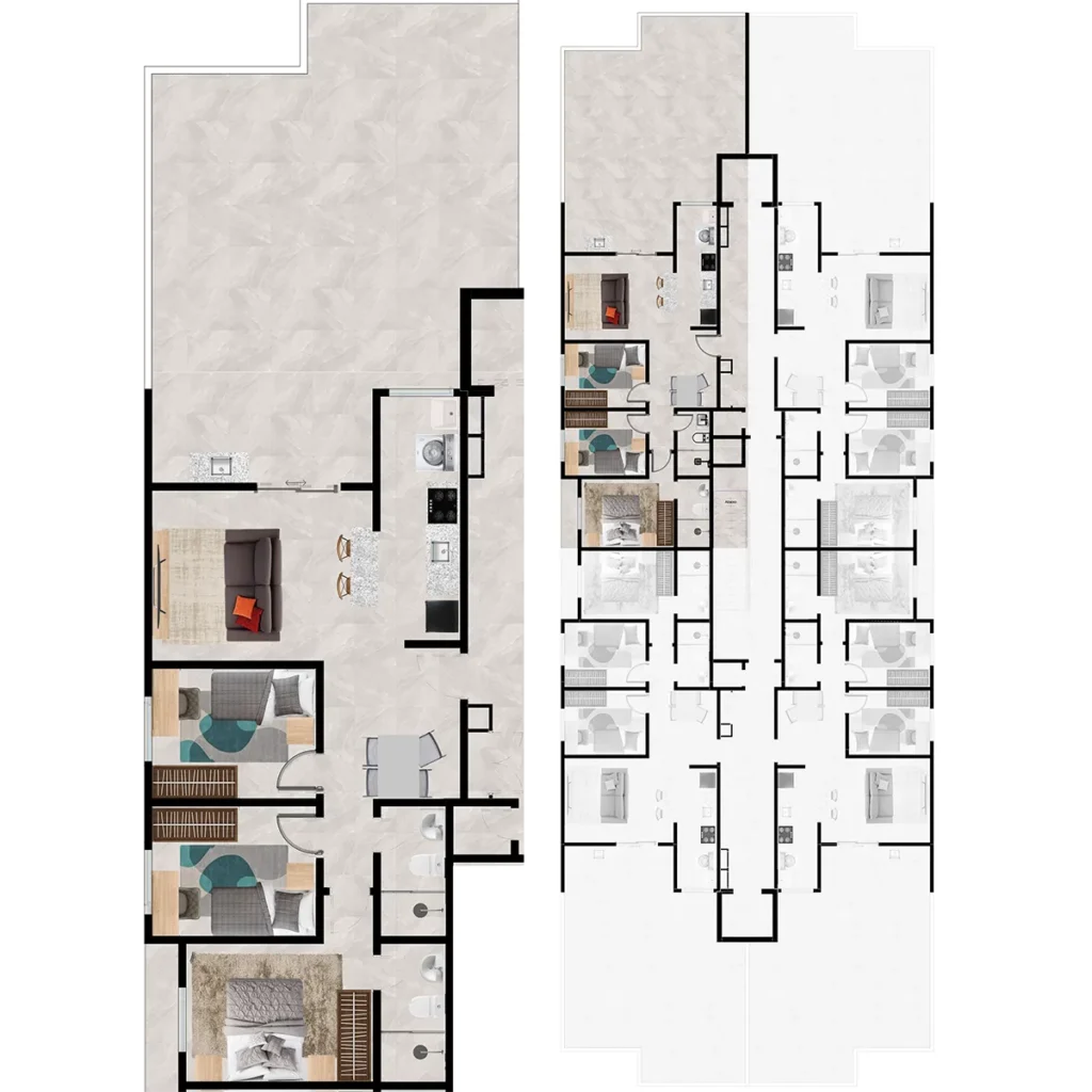 Planta 3 Residencial Lírios do Vale