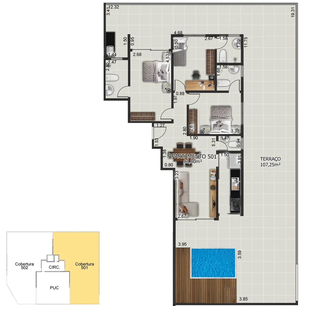 Planta 6 Residencial Dianthus