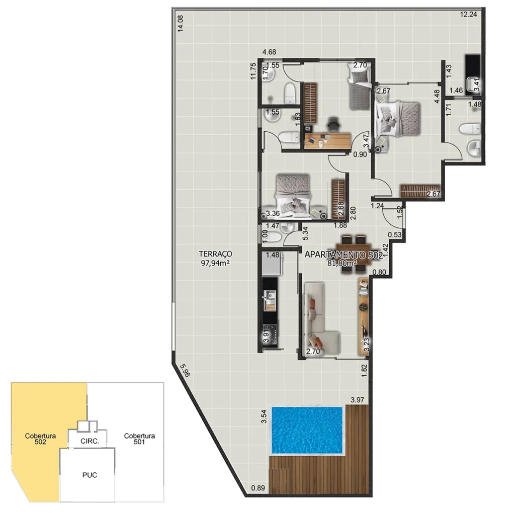 Planta 7 Residencial Dianthus
