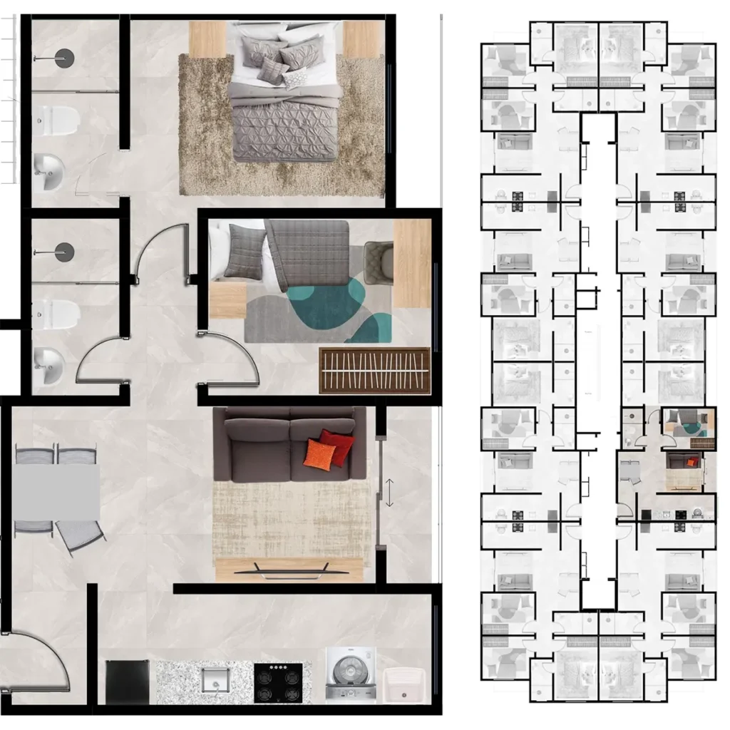 Planta 7 Residencial Lírios do Vale