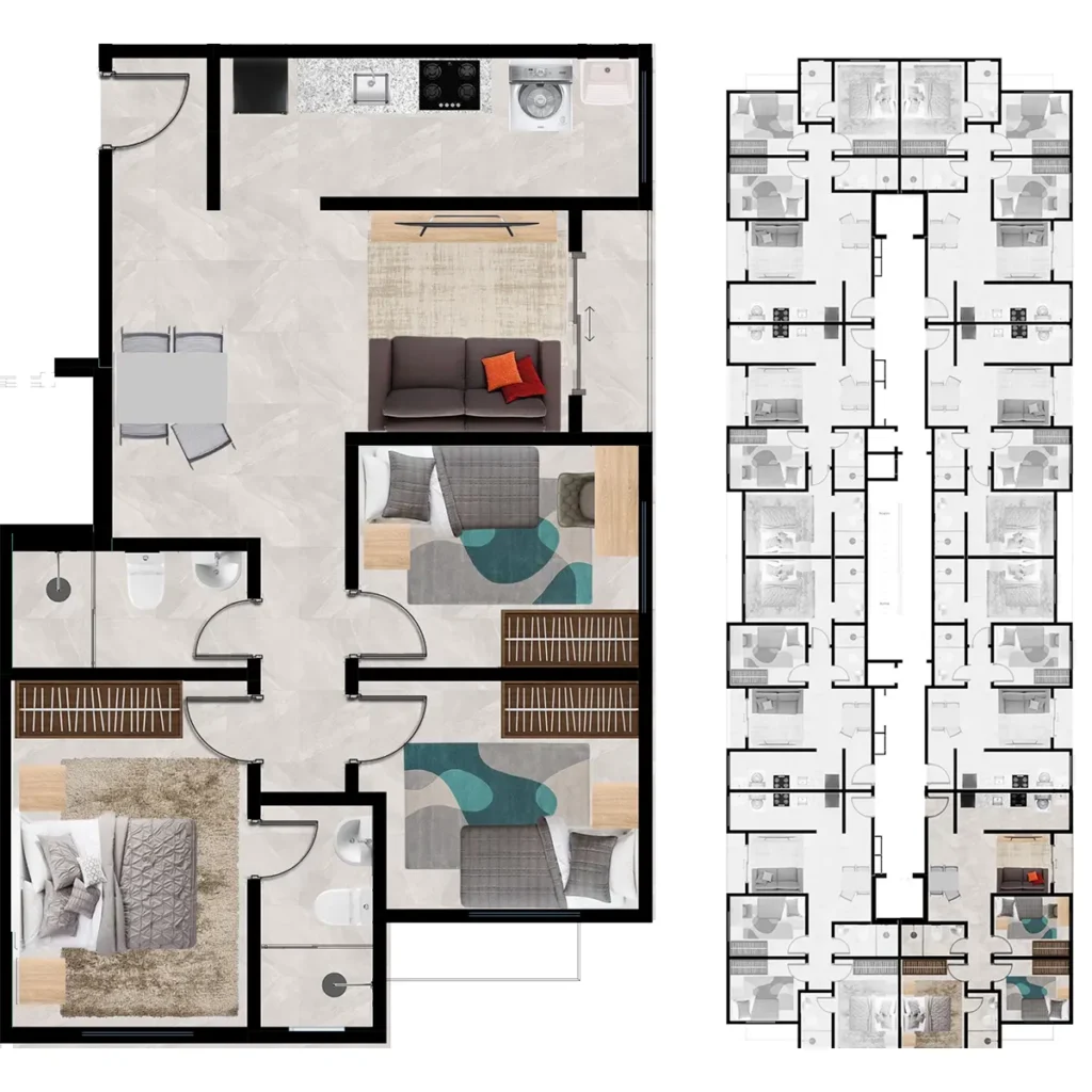 Planta 8 Residencial Lírios do Vale