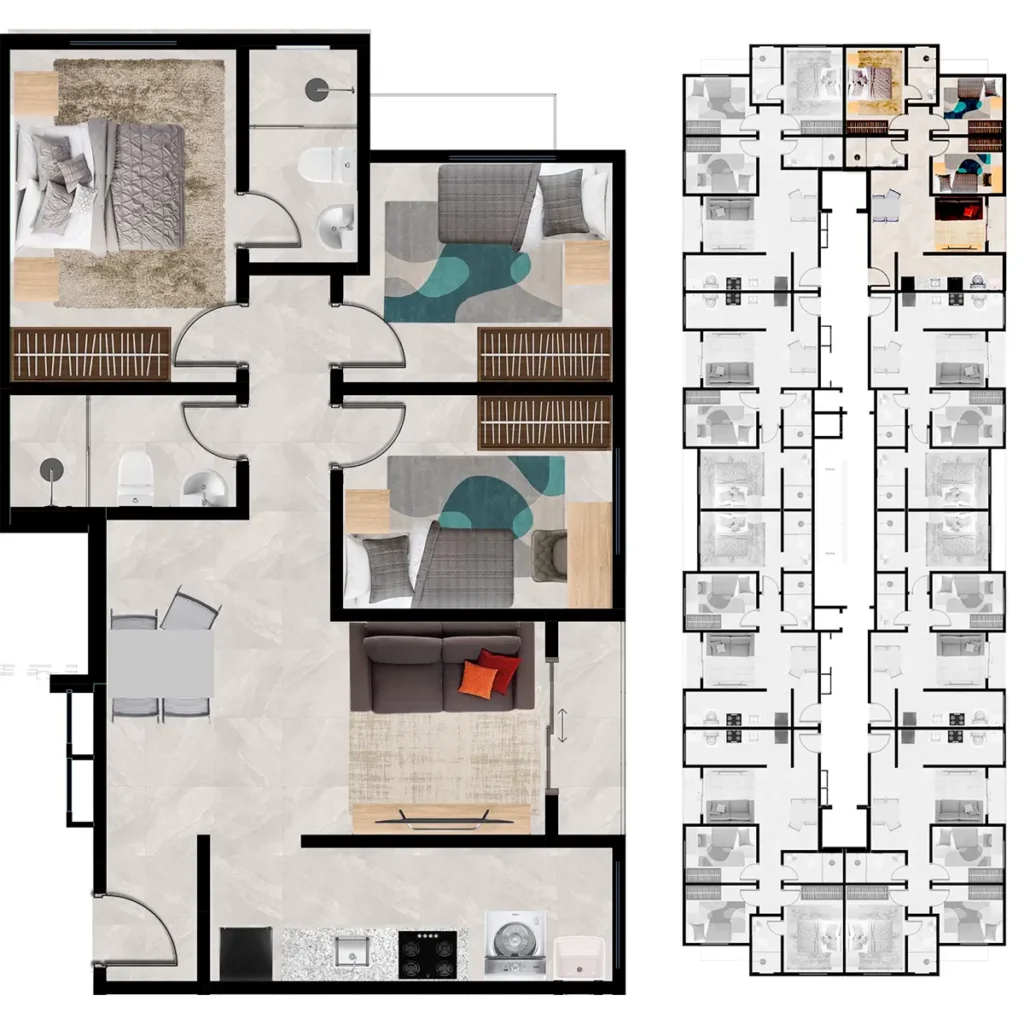 Planta 9 Residencial Lírios do Vale