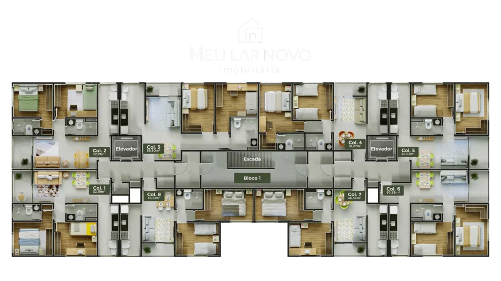 Bosque Residence- Crescer Niterói Planta 1