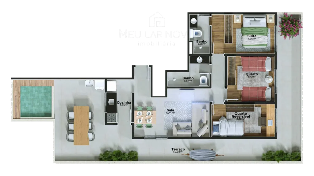 Bosque Residence- Crescer Niterói Planta 10