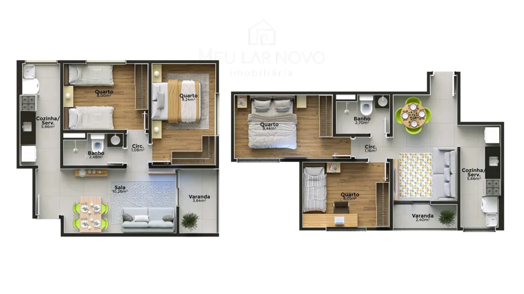 Bosque Residence- Crescer Niterói Planta 6