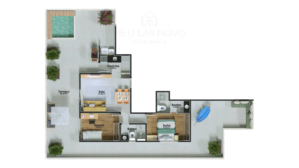 Bosque Residence- Crescer Niterói Planta 9