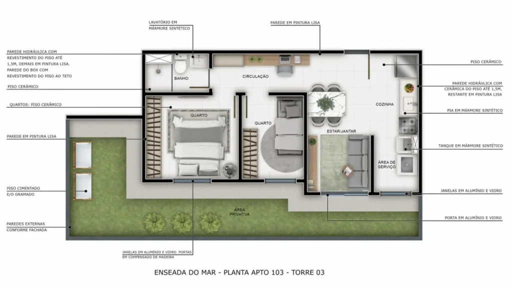 Enseado do Mar Planta 4