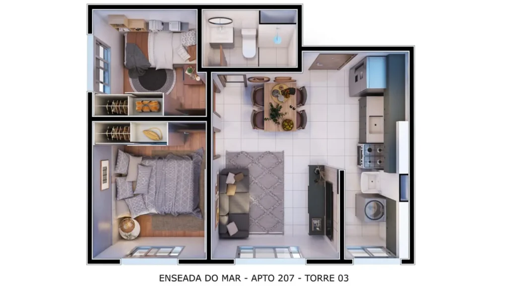 Enseado do Mar Planta 6