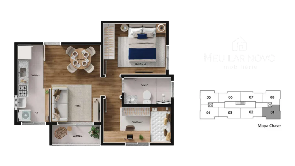 Portal Jardim de Taurus 24 Planta