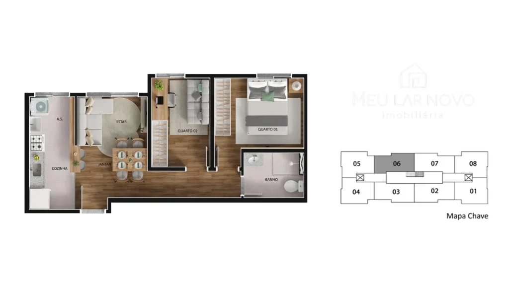 Portal Jardim de Taurus 25 Planta